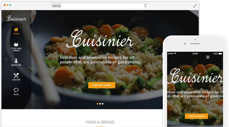 plantilla para recetas online
