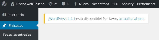 Actualización WordPress ¿Cómo y cuándo hacerlo?