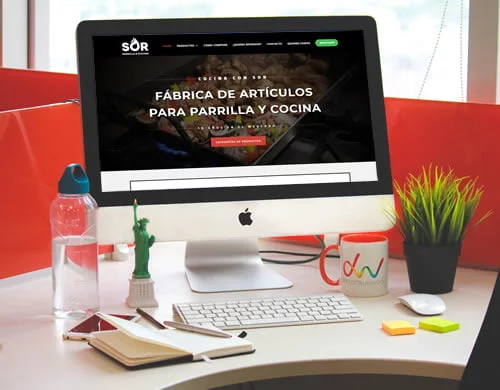 Sitio web Cocina con SOR