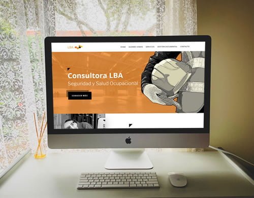 Sitio web Consultora LBA