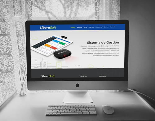 Sitio web Liberasoft