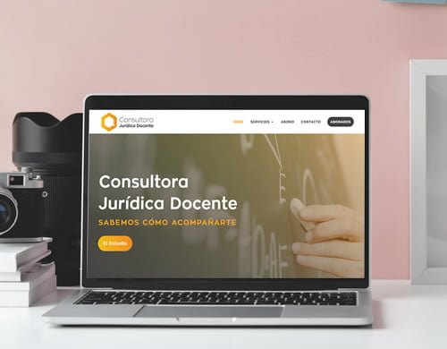 Sitio web Consultora Jurídica Docente