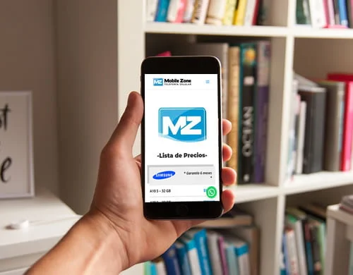 Sitio web Mobile Zone