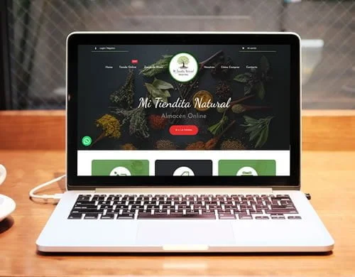 Sitio web Mi Tiendita Natural