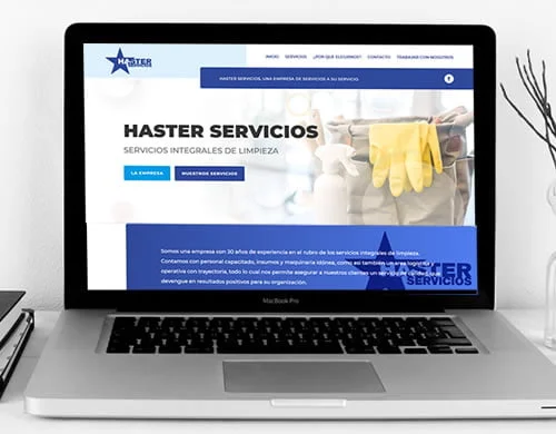 Sitio web Haster Servicios
