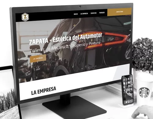 Sitio web Talleres Zapata
