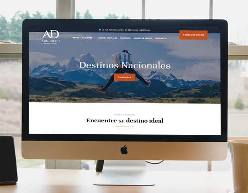 Sitio web Abu Dhabi Viajes