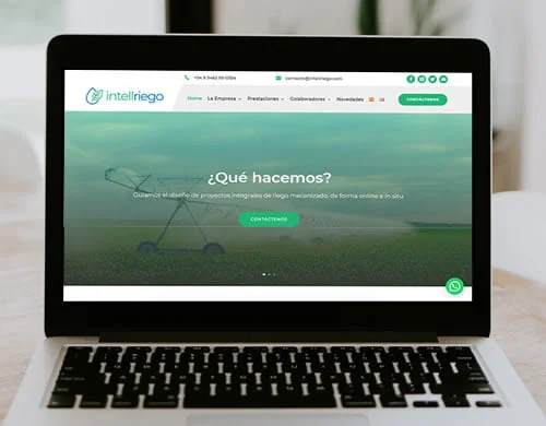 Sitio web Intellriego