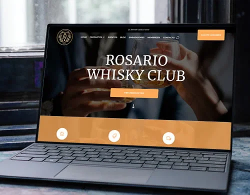 Sitio web Rosario Whisky Club