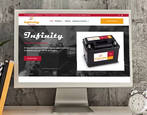 Sitio web Infinity Rosario