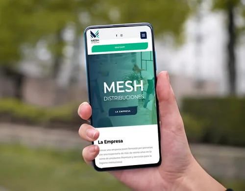 Sitio web Mesh Distribuciones