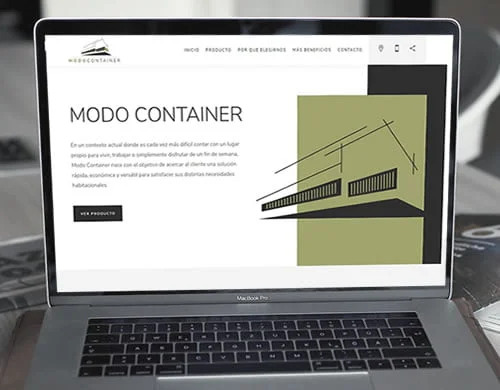 Sitio web Modo Container