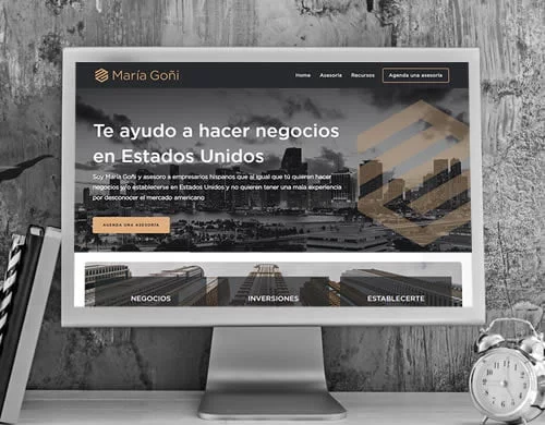 Sitio web María Goñi