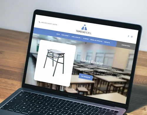 Sitio web Tamecas