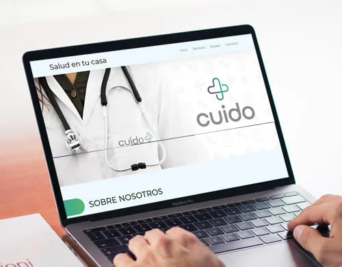 Sitio web Cuido