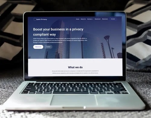 Sitio web Qubit Privacy
