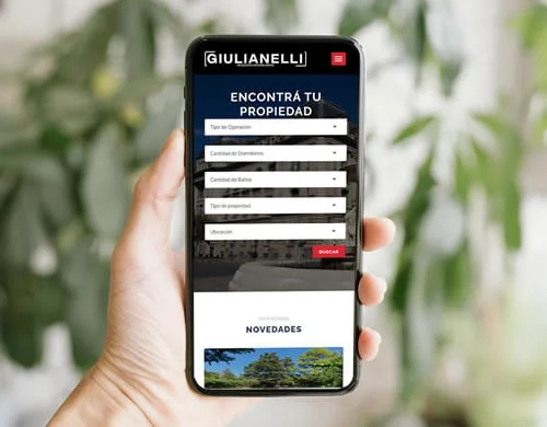 Sitio web Giulianelli