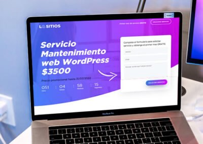 Landing page LG Sitios