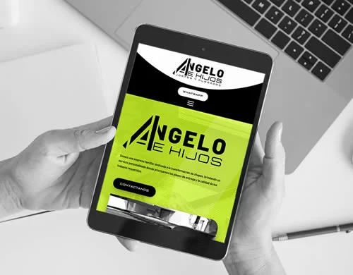 Sitio web Angelo e Hijos