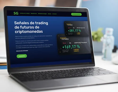 Landing page Señales Ganadoras