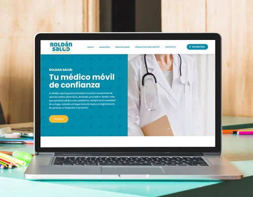 Sitio web Roldán Salud