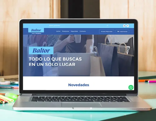 Sitio web Baltor Multirubro