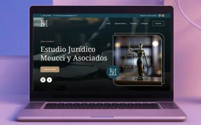 Sitio web Estudio Jurídico Meucci