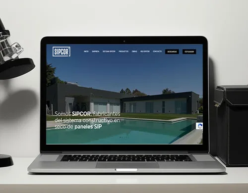 Sitio web Sipcor