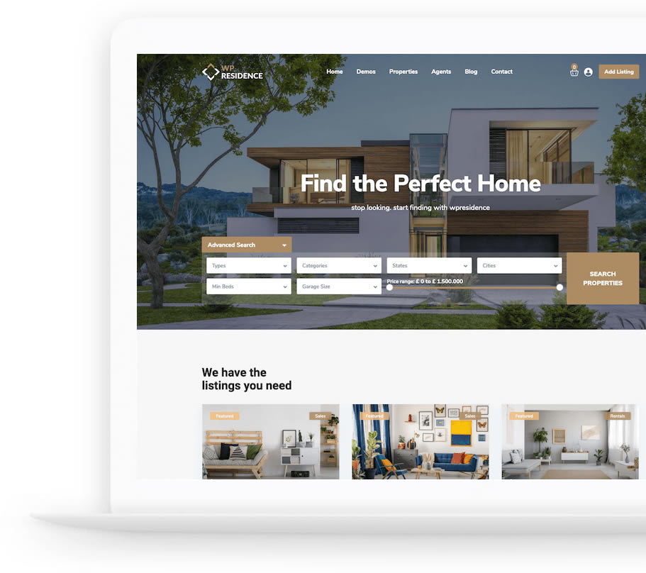 pagina web para inmobiliaria Diseño Paginas Web