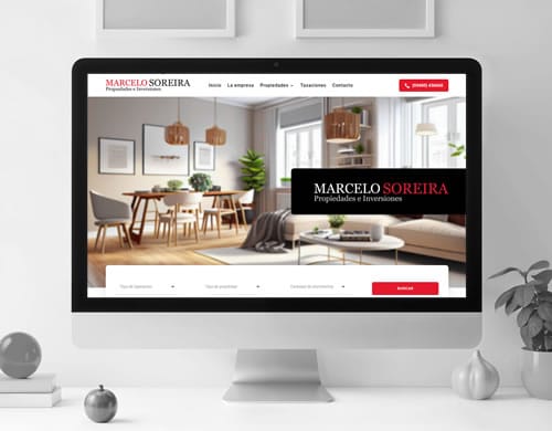 Sitio web Marcelo Soreira Propiedades