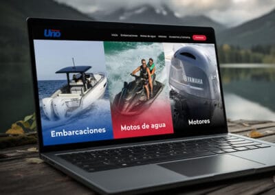 Sitio web Náutica Uno