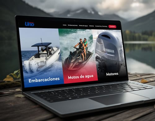 Sitio web Náutica Uno