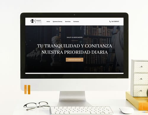 Sitio web Saley & Asociados