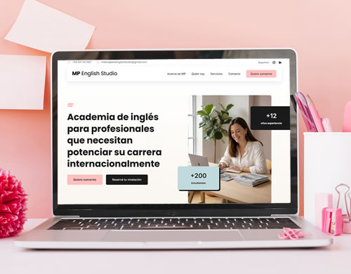 Sitio web MP English Studio