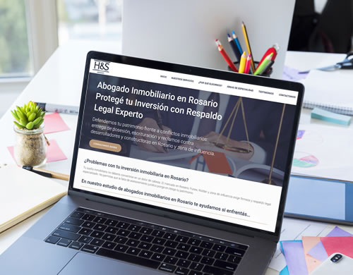 Landing page Derecho Inmobiliario