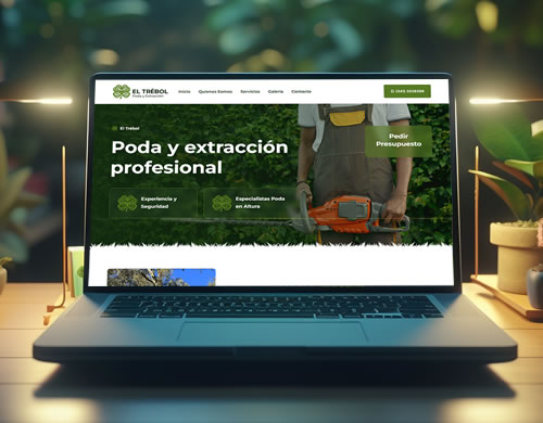 Sitio web El Trébol