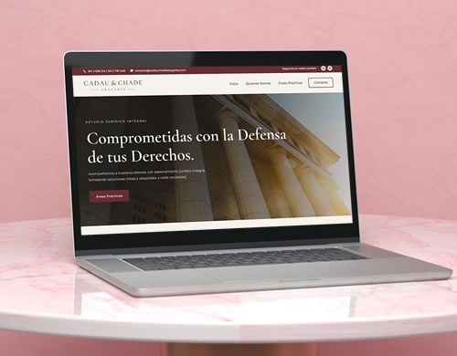 Sitio web Cadau & Chade Abogadas