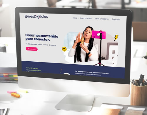 Sitio web Seres Digitales